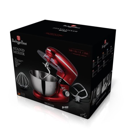 ROBOT PLANETARNY 6.0L 1300W BERLINGER HAUS METALLIC LINE BURGUNDY BH-9193