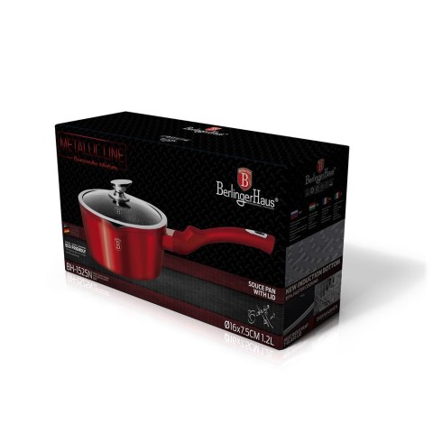 RONDEL 1.3L 16CM BERLINGER HAUS METALLIC BURGUNDY LINE BH-1525