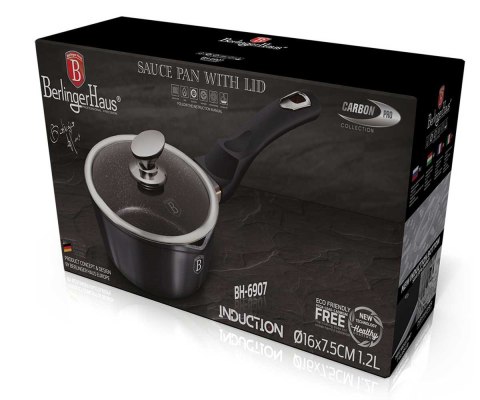 RONDEL GRANITOWY 1.2L 16cm BERLINGER HAUS CARBON PRO BH-6907