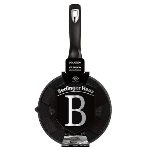 RONDEL GRANITOWY 16CM 1.3L BERLINGER HAUS BLACK SILVER BH-1847