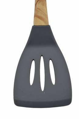 SILIKONOWA ŁOPATKA KUCHENNA SZPATUŁA Z DREWNIANYM UCHWYTEM BRUNBESTE BB-2967