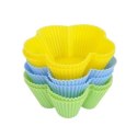 SILIKONOWE FOREMKI DO MUFFINEK ?8cm 6 SZT. TS-399-2 MULTIKOLOR