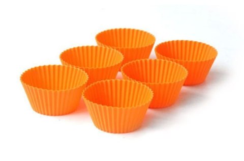 SILIKONOWE FOREMKI DO MUFFINEK ø9cm ZESTAW x6 TS-399