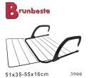 SKŁADANA SUSZARKA NA PRANIE NA GRZEJNIK KALORYFER BALKON 50 CM ROZSUWANA BRUNBESTE BB-3900