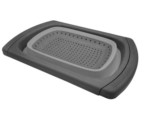 SKŁADANY DURSZLAK CEDZAK SILIKONOWY BRUNBESTE BB-1698-GU