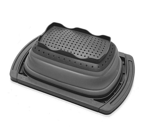 SKŁADANY DURSZLAK CEDZAK SILIKONOWY BRUNBESTE BB-1698-GU