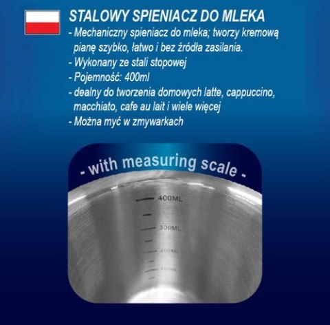SPIENIACZ DO MLEKA 400ML KiNGHOFF KH-3125