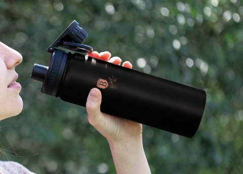 SPORTOWA BUTELKA TERMICZNA 540ML BERLINGER HAUS BLACK ROSE BH-7758