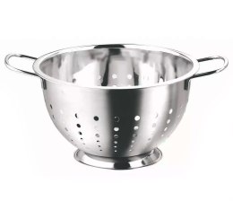 STALOWY DURSZLAK GŁĘBOKI 26CM Z UCHWYTAMI KLAUSBERG KB-7441