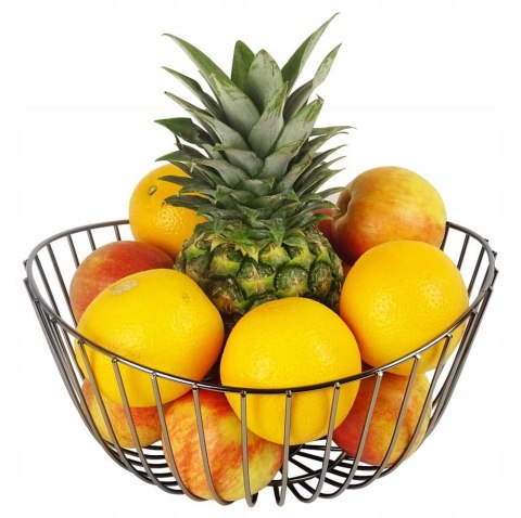 STALOWY KOSZYK NA OWOCE 26 x 13cm BRUNBESTE BB-2572