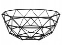 STALOWY KOSZYK NA OWOCE 28.5x12.5cm CZARNY BRUNBESTE BB-1708