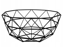 STALOWY KOSZYK NA OWOCE 28.5x12.5cm CZARNY BRUNBESTE BB-1708