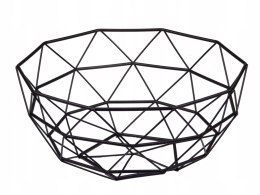 STALOWY KOSZYK NA OWOCE 28.5x12.5cm CZARNY BRUNBESTE BB-1708