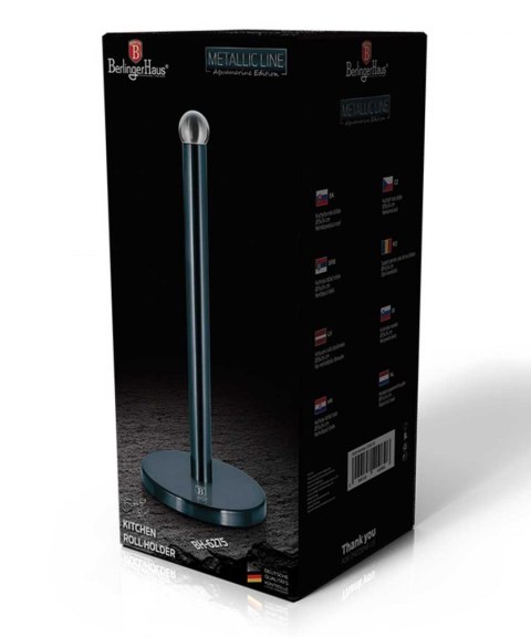STOJAK NA RĘCZNIK PAPIEROWY BERLINGER HAUS AQUAMARINE METALLIC LINE BH-6275