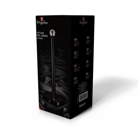 STOJAK NA RĘCZNIK PAPIEROWY BERLINGER HAUS BLACK SILVER BH-6295