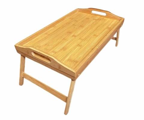 STOLIK ŚNIADANIOWY DO ŁÓŻKA POD LAPTOPA 50x30x7cm KRISBERG KS-2549