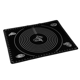 STOLNICA SILIKONOWA 50x40cm MATA KUCHENNA CZARNA TADAR SILICO TD-0878