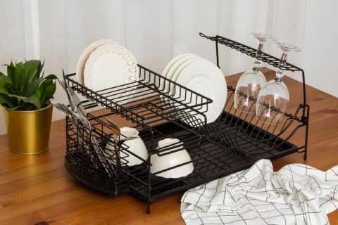 SUSZARKA 2-POZIOMOWA DO NACZYŃ 60x33x26cm BRUNBESTE BB-2308