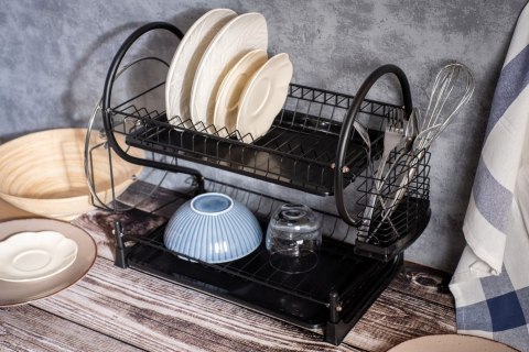 SUSZARKA DO NACZYŃ 2-POZIOMOWA 56 X 25 X 39 CM BRUNBESTE BB-3407