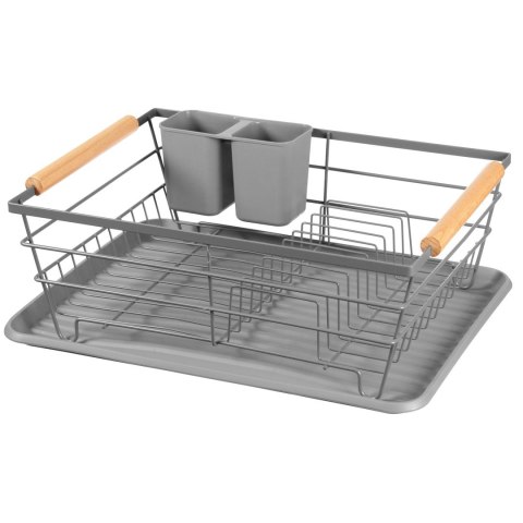 SUSZARKA DO NACZYŃ 43 X 32 X 14 CM BRUNBESTE BB-2346 SZARA