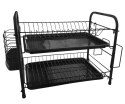 SUSZARKA DO NACZYŃ 48 x 24 x 33 cm 2 POZIOMOWA BRUNBESTE BB-2328
