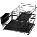 SUSZARKA DO NACZYŃ DWUPOZIOMOWA OCIEKACZ 38 X 27 X 30 CM BRUNBESTE BB-2348