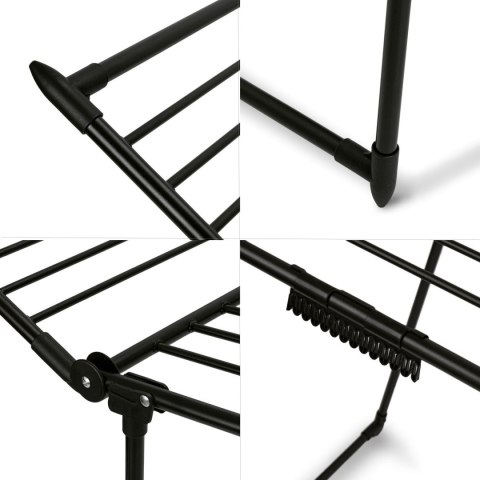 SUSZARKA DO PRANIA UBRAŃ I BIELIZNY BALKONOWA SKŁADANA 2 SKRZYDŁA 19MB BRUNBESTE BB-3901