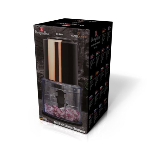 SZATKOWNICA ROZDRABNIACZ DO WARZYW 300W 600ml BERLINGER HAUS BLACK ROSE BH-9162