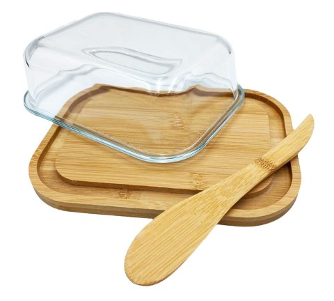 SZKLANA MASELNICZKA Z NOŻYKIEM KASSEL 93564