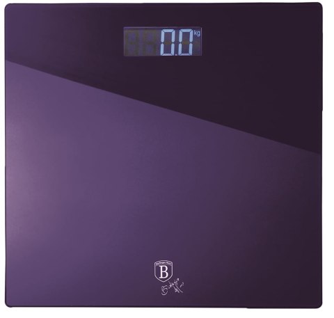SZKLANA WAGA ŁAZIENKOWA ULTRA SLIM BERLINGER HAUS PURPLE ECLIPSE BH-9225