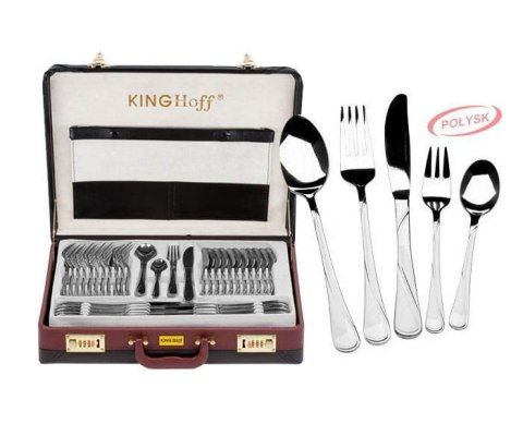 SZTUĆCE KINGHOFF 84 EL. POŁYSK KH-1574 (3504)