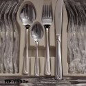 SZTUĆCE OBIADOWE 72 ELE. HOFFNER 18/10 POŁYSK HF-7550-N-72