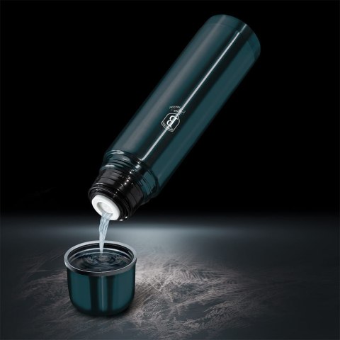TERMOS STALOWY 0.75L BERLINGER HAUS METALLIC LINE AQUAMARINE BH-6377