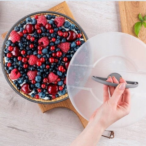 TORTOWNICA FORMA DO PIECZENIA 28X6,8CM Z POKRYWĄ, POWŁOKA NON-STICK BRUNBESTE BB-2548