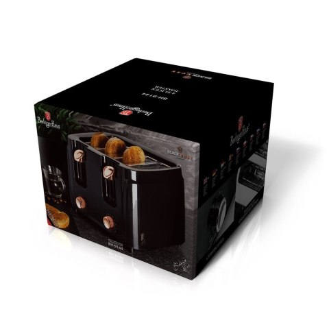 TOSTER OPIEKACZ 4 KROMKI BERLINGER HAUS BLACK ROSE BH-9144