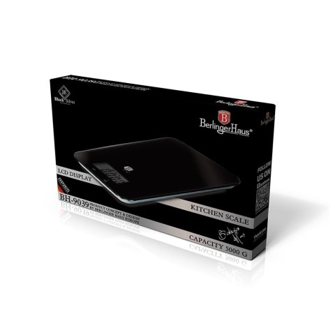 WAGA KUCHENNA ULTRA-SLIM BERLINGER HAUS BLACK SILVER BH-9039