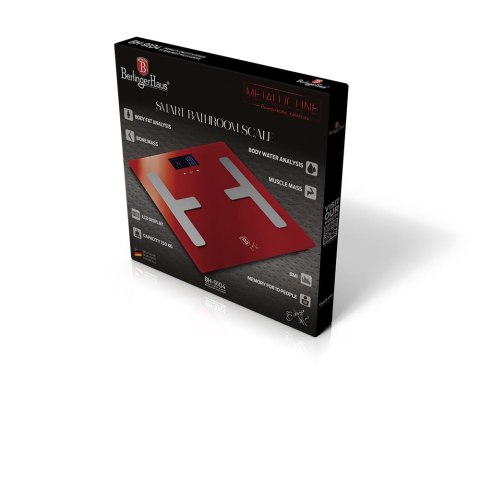 WAGA ŁAZIENKOWA BODY FAT BERLINGER HAUS BURGUNDY BH-9104