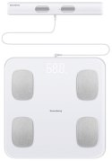 WAGA ŁAZIENKOWA Z POMIAREM TKANKI TŁUSZCZOWEJ I SKŁADU CIAŁA, SMART, BT, KLAUSBERG KB-7853 BIAŁA