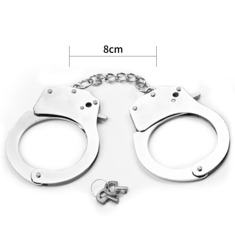 KAJDANKI FETISH PLEASURE METAL HANDCUFFS