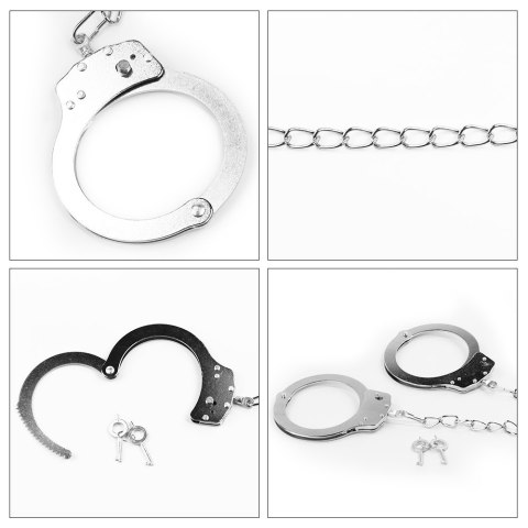 KAJDANKI NA NOGI FETISH PLEASURE METAL LEG CUFFS