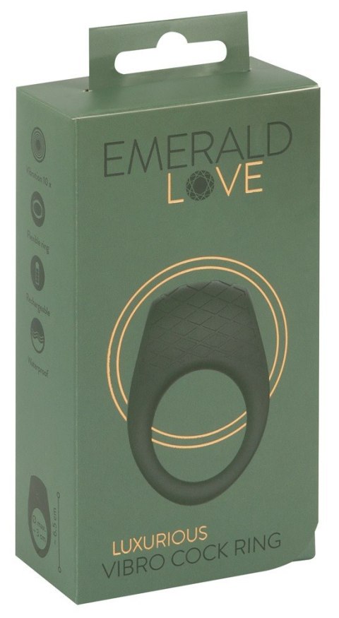 Luxurious Cock Ring Emerald Love