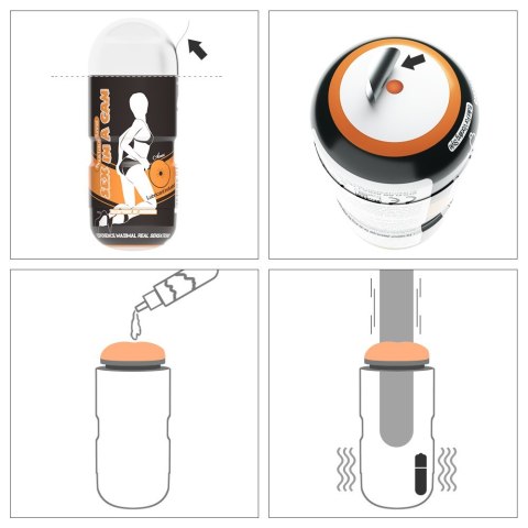 MASTURBATOR SEX IN A CAN ANUS LOTUS TUNNEL - VIBRATING