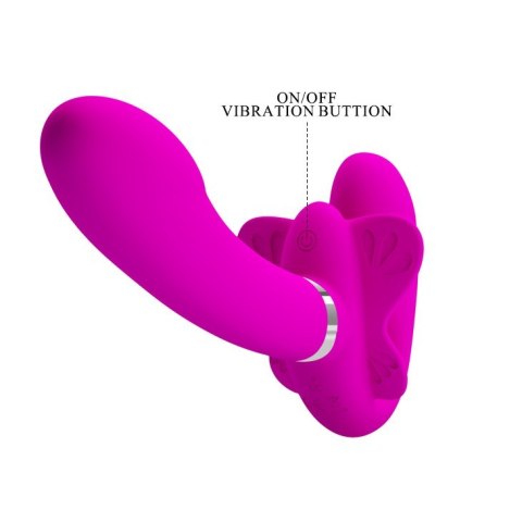 STRAPON BEZ UPRZĘŻY PRETTY LOVE - VIBRATING STRAPLESS STRAP-ON