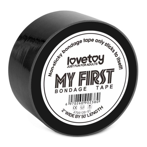 TAŚMA MY FIRST NON STICKY BONDAGE TAPE BLACK