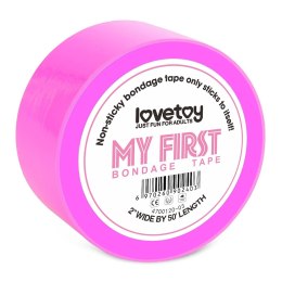 TAŚMA MY FIRST NON STICKY BONDAGE TAPE PINK
