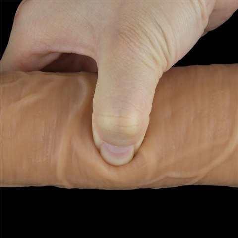 WIBRATOR 10'' DUAL LAYERED PLATINUM SILICONE ROTATOR