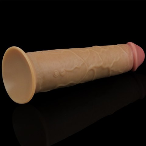 WIBRATOR 8.0'' DUAL LAYERED PLATINUM SILICONE ROTATOR