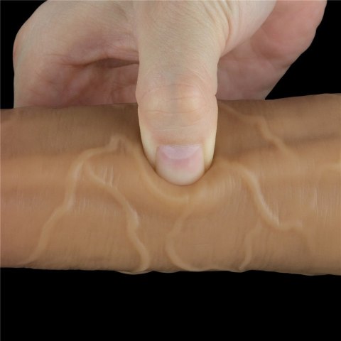 WIBRATOR 8.0'' DUAL LAYERED PLATINUM SILICONE ROTATOR