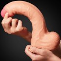DILDO 11" DUAL LAYER PLATINUM SILICONE COCK