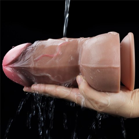 DILDO 7.0'' DUAL LAYERED PLATINUM SILICONE COCK